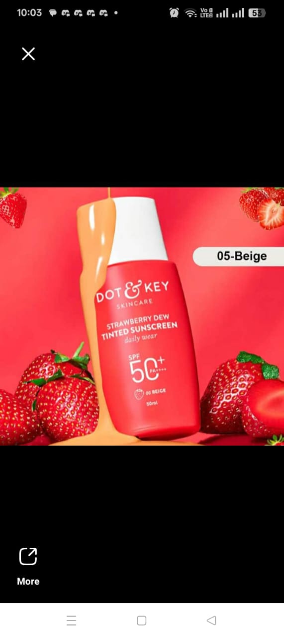 Dot & Key Strawberry Care Tinted Sunscreen 50ml