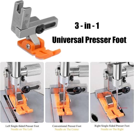 T3 presser foot 3-in-1 Universel Presser foot_img_3