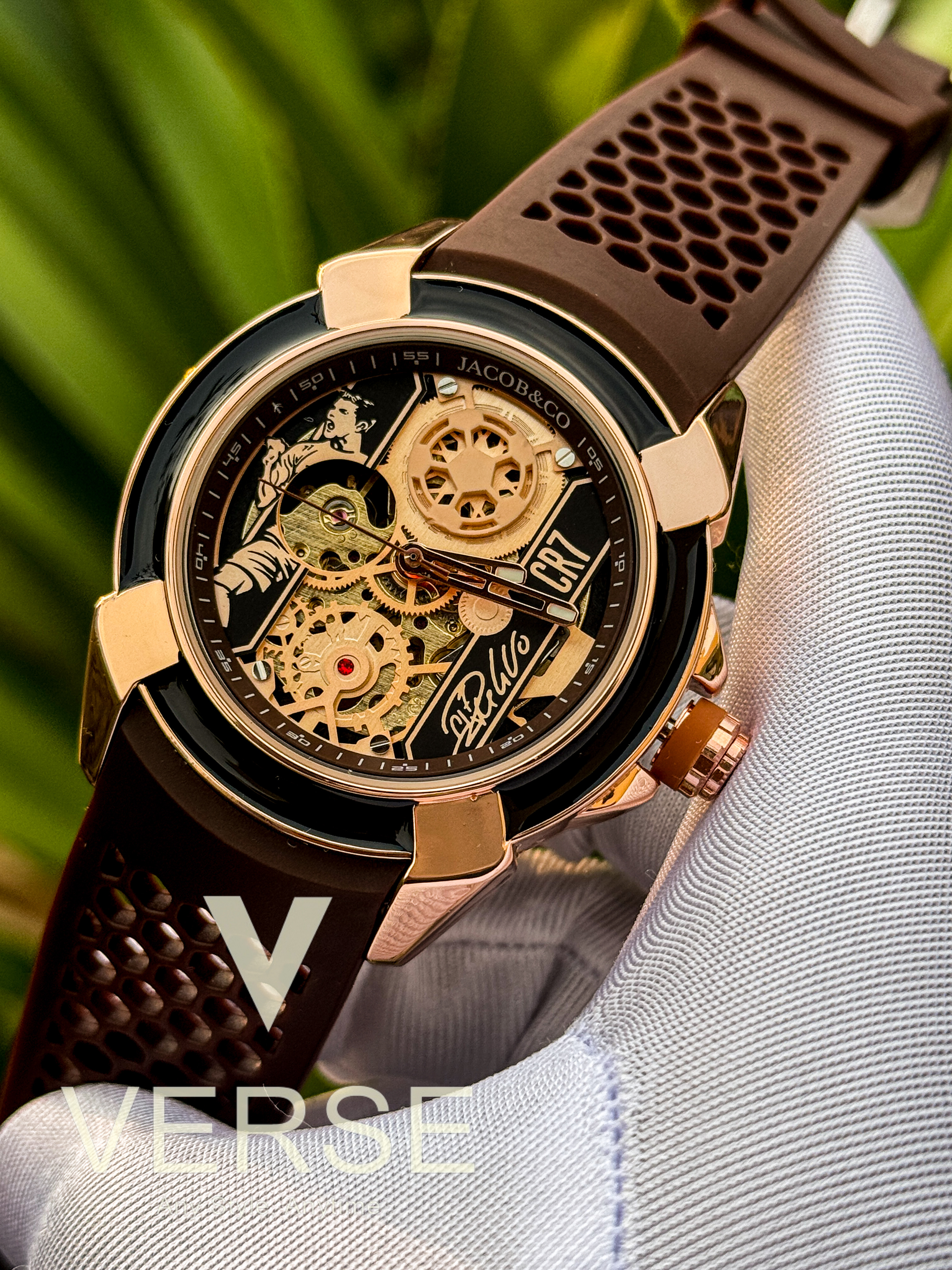 Ja&C Epic X CR7 Brown Belt Rose Gold