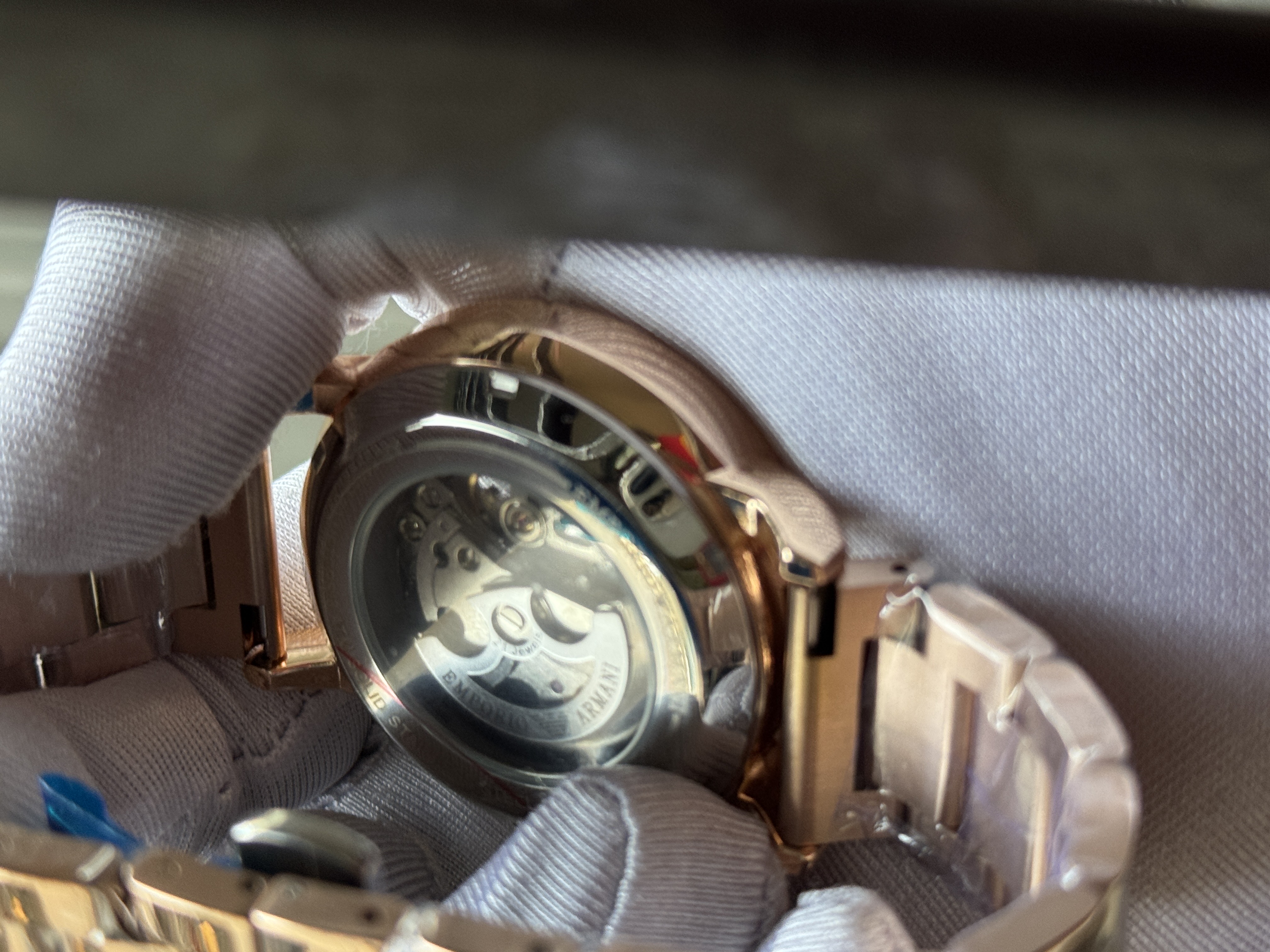 ARMANI AUTO CHAIN ROSE GOLD_img_2