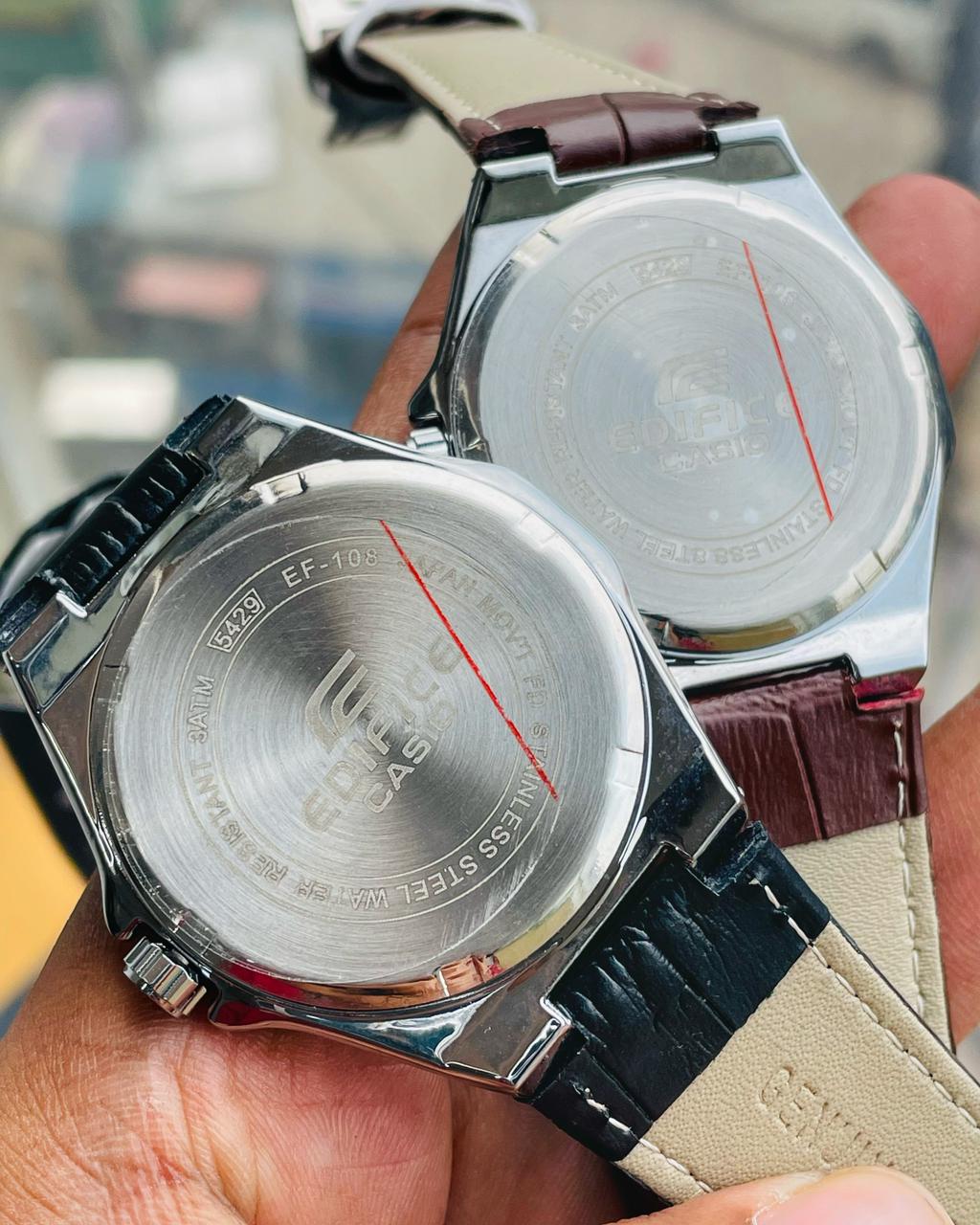 Casio Edifice Brown Belt AA Grade Master Copy Watch_img_3