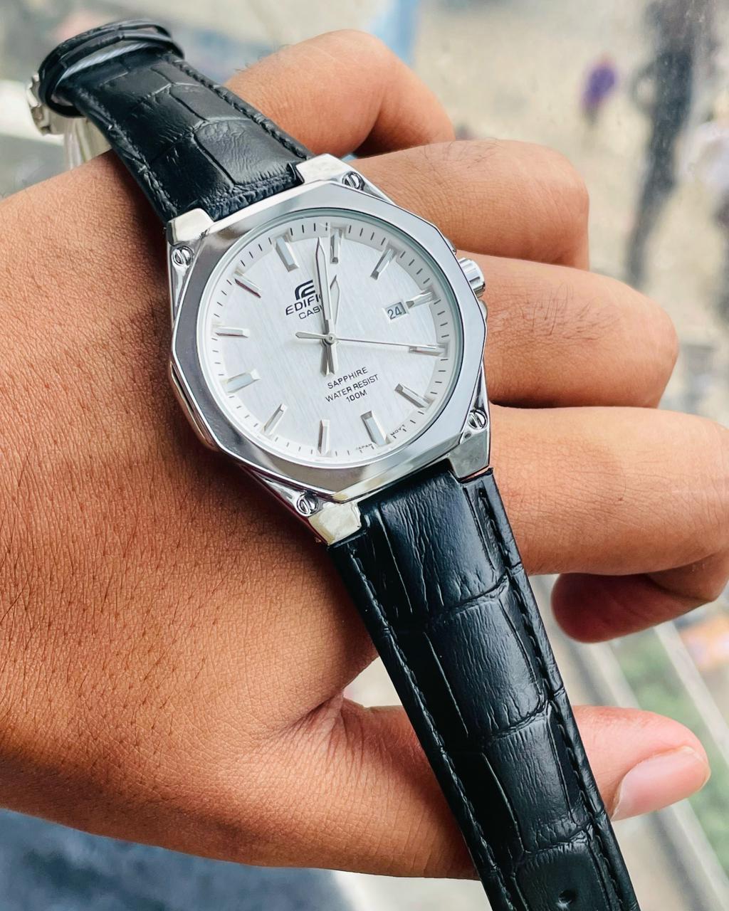 Casio Edifice Black Belt AA Grade Master Copy Watch