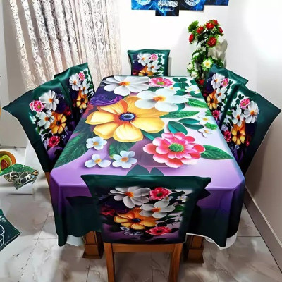 China Premium 3D Print Table Cloth Set_img_0