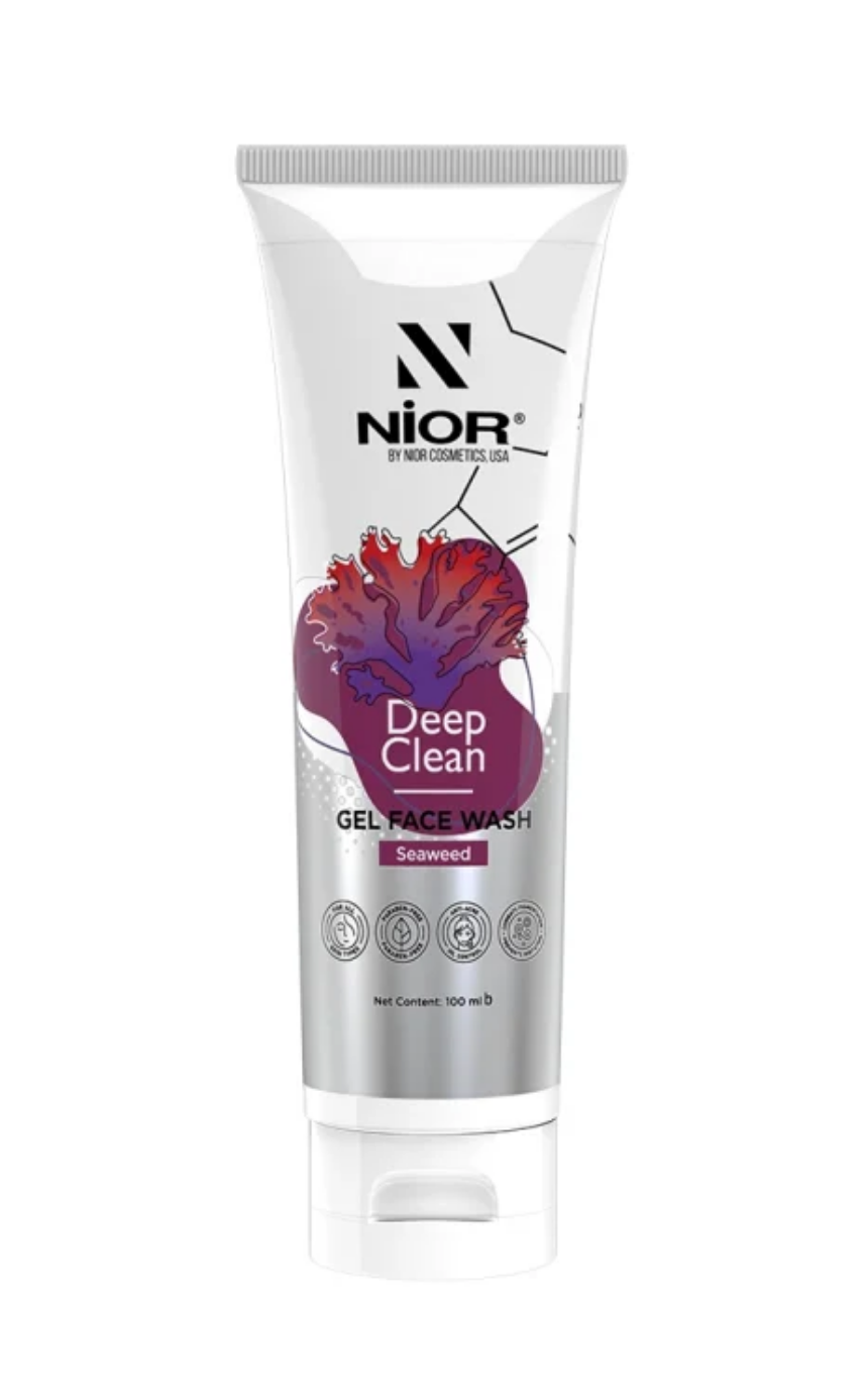 NIOR Deep Clean Gel Face Wash Seaweed 100ml - Image 1