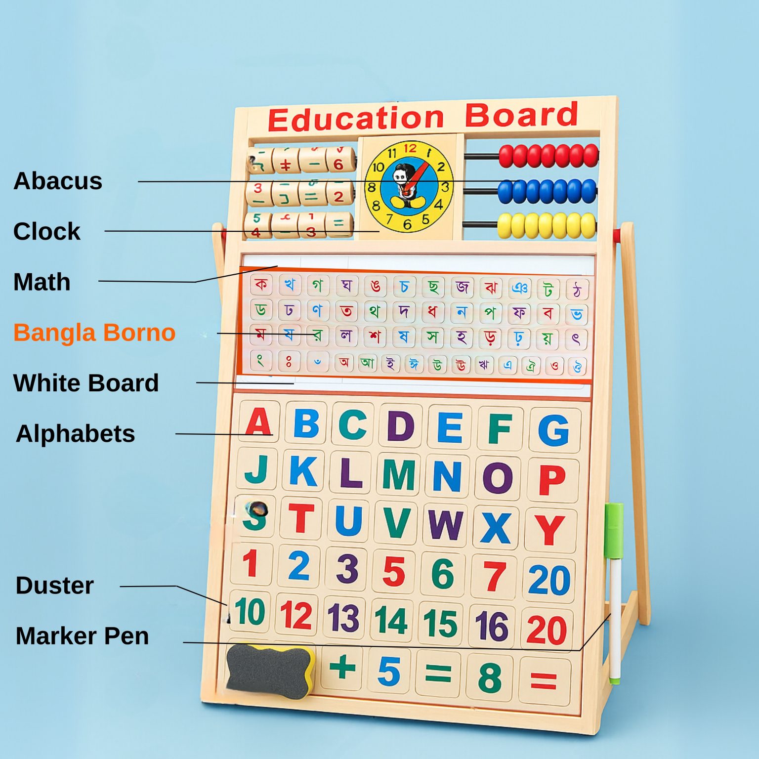 প্রি স্কুল কম্বো লেভেল-২ (১৬১টি আইটেম) | সম্পূর্ণ Preschool Learning Education Board_img_3