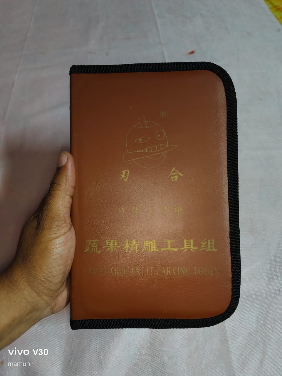 Thai Carving Tools Box 13pics with Storage Bag_img_4