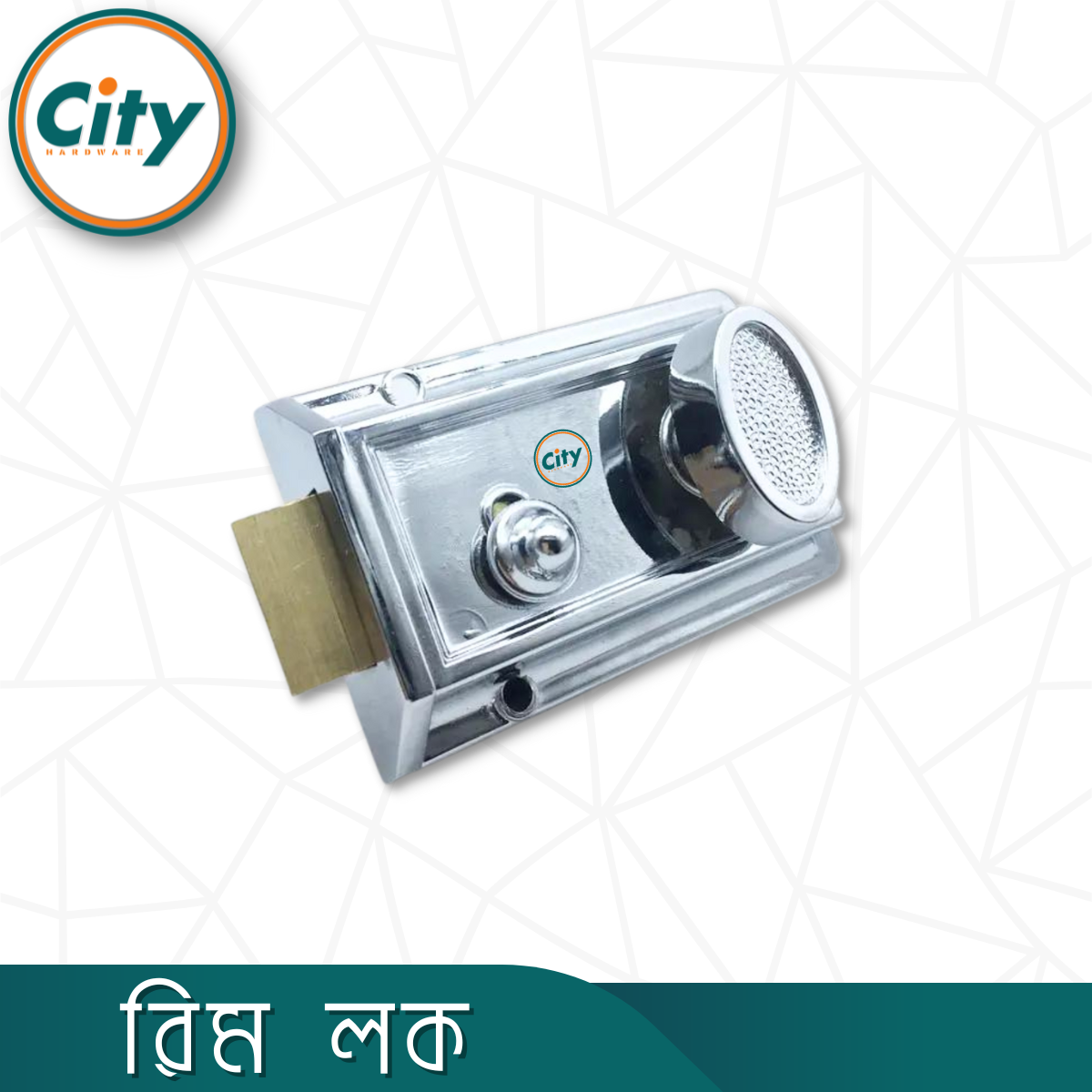 অটো লক রিম লক ডেডবোল্ট সিকিউরিটি লক লাচ লক কাঠের দরজার জন্য সিলভার রঙের দরজার লক_img_3