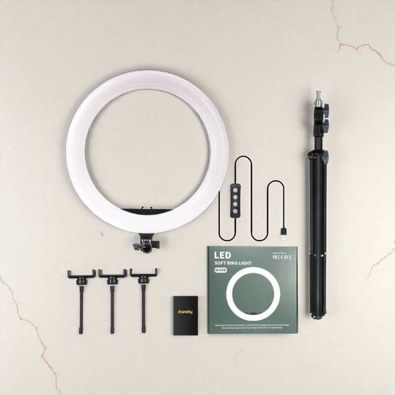 M36E Led Soft Ring Light – 15 Inch