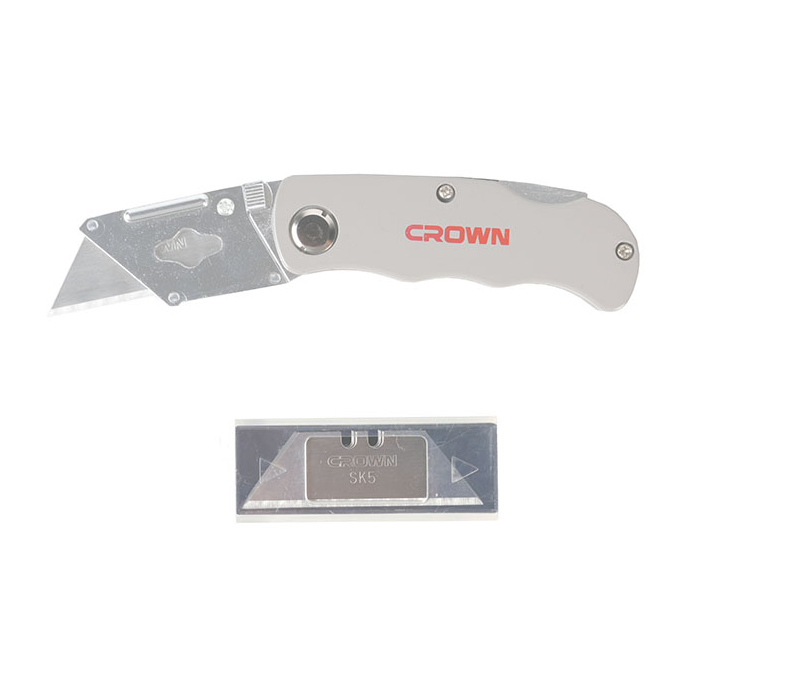 CROWN 6" Professional Foldable knife, Anti Cutter, SK5 blades, Aluminum alloy; CPHKN-FBA6