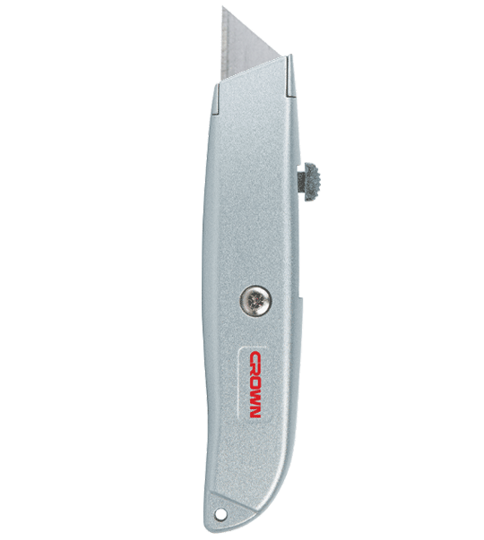 CROWN Professional Retractable knife Anti Cutter Utility knife, Zinc alloy; CPHKN-RTB6