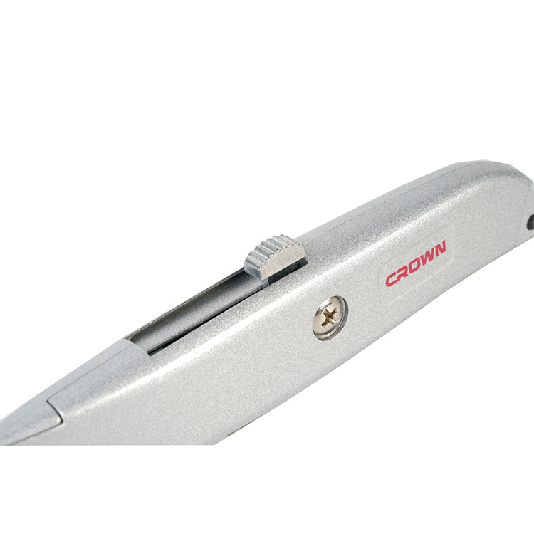 CROWN Professional Retractable knife Anti Cutter Utility knife, Zinc alloy; CPHKN-RTB6_img_3