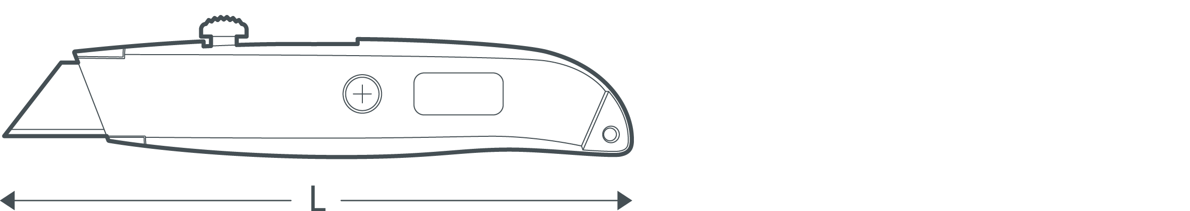 CROWN Professional Retractable knife Anti Cutter Utility knife, Zinc alloy; CPHKN-RTB6_img_6