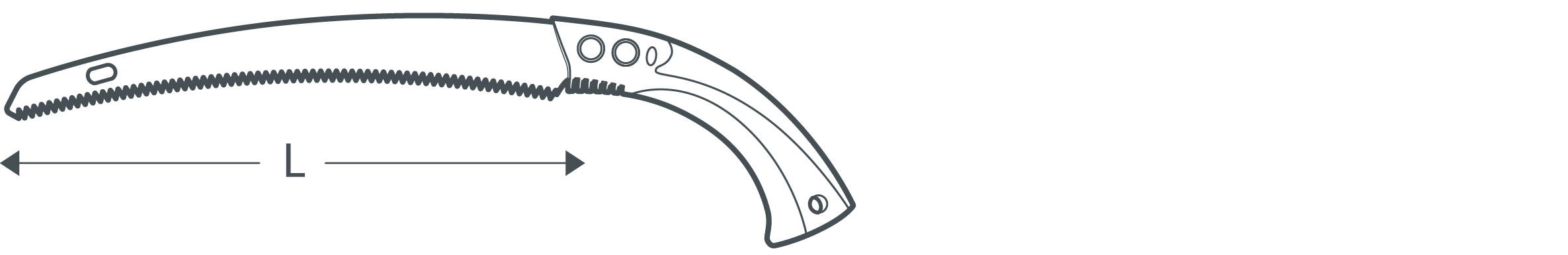 Crown 12" Pruning Saw ( Lopping Saw ), 6T, SK5, 300mm; CPHSP-STB12_img_4