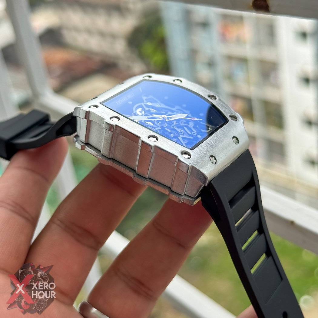 RM SS Body SIlicon Strap | SS body Black belt_img_1