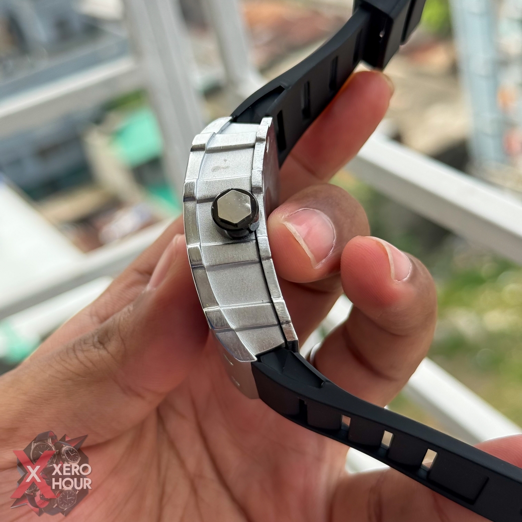 RM SS Body SIlicon Strap | SS body Black belt_img_2