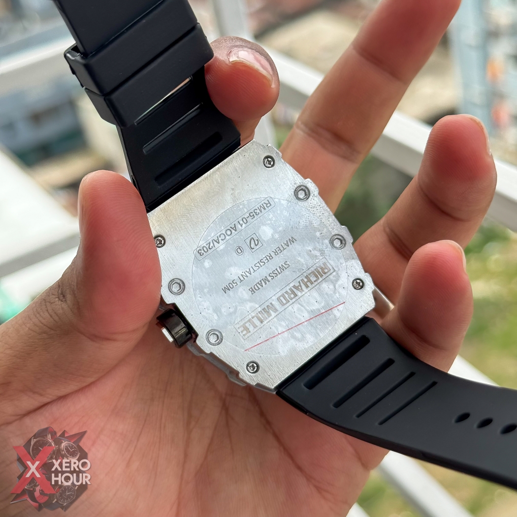 RM SS Body SIlicon Strap | SS body Black belt_img_3