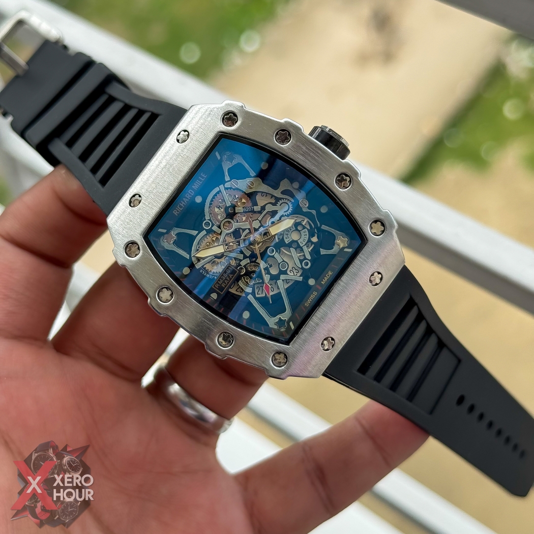 RM SS Body SIlicon Strap | SS body Black belt_img_4