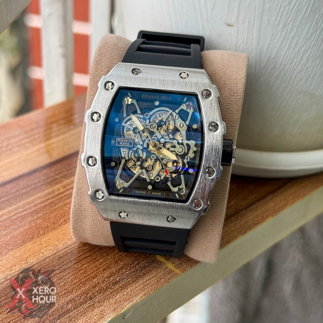 RM SS Body SIlicon Strap | SS body Black belt_img_6