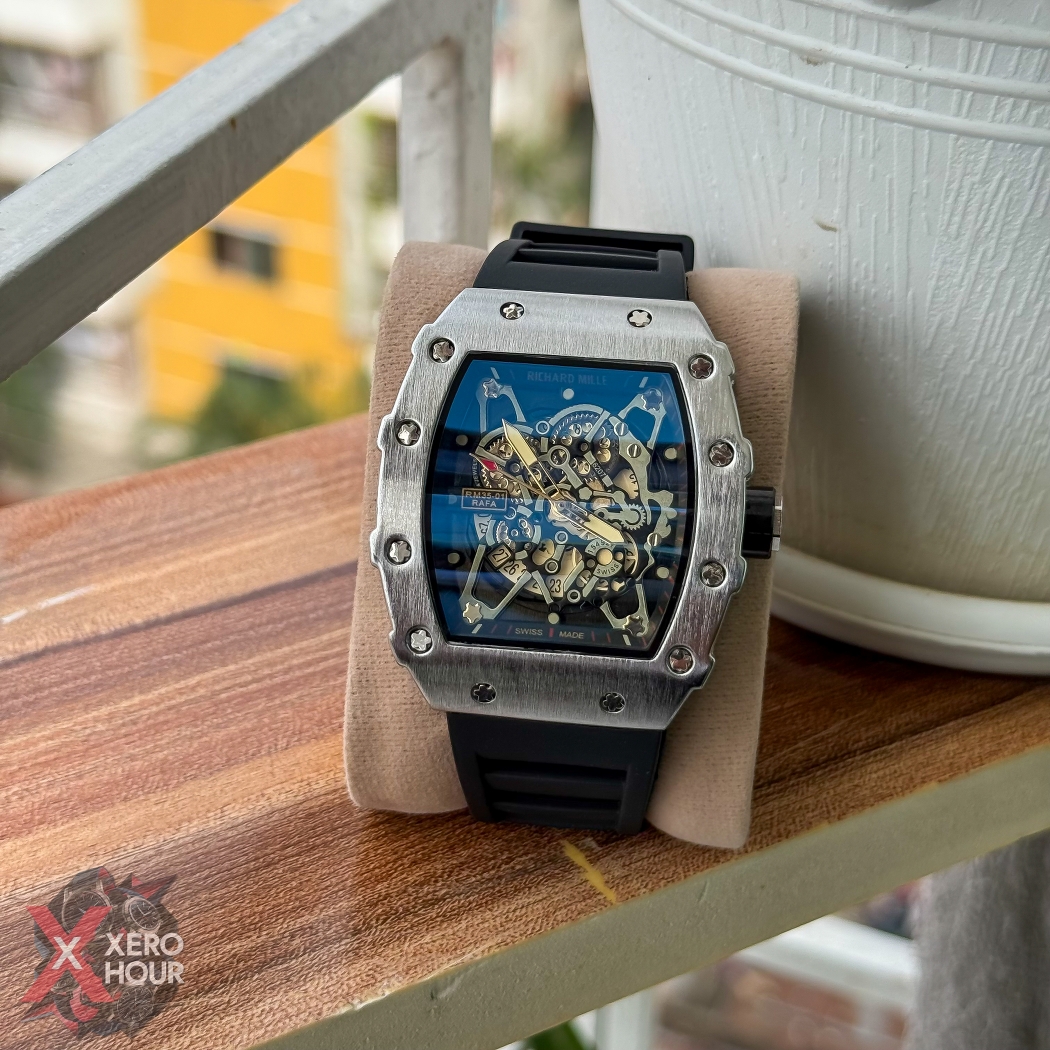 RM SS Body SIlicon Strap | SS body Black belt_img_7