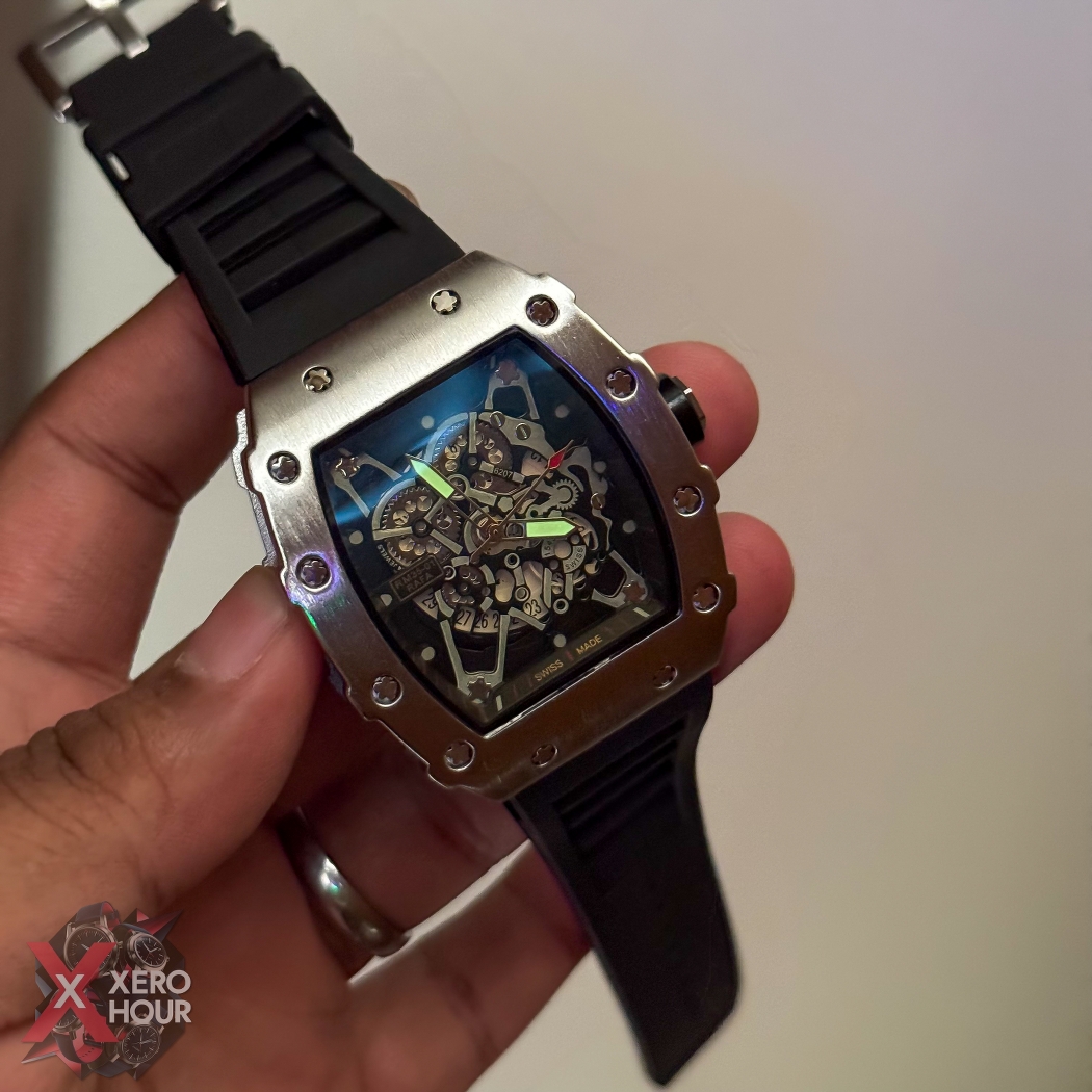 RM SS Body SIlicon Strap | SS body Black belt_img_10