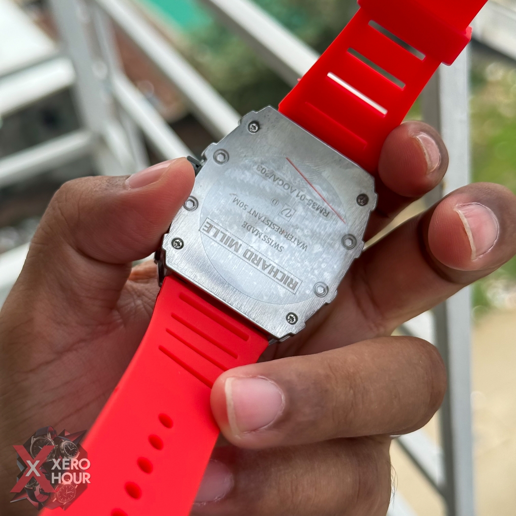 RM SS Body SIlicon Strap | SS body Red Strap_img_3