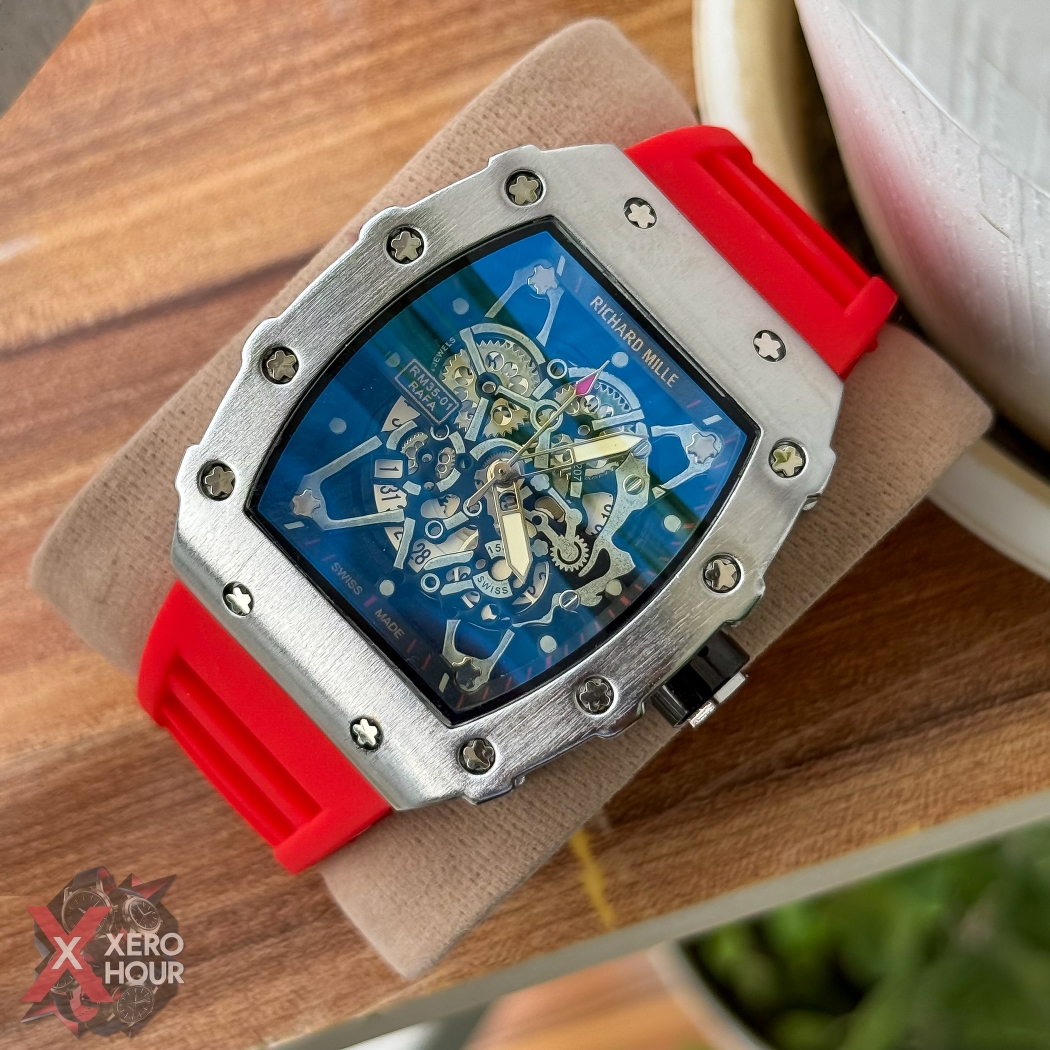 RM SS Body SIlicon Strap | SS body Red Strap_img_6