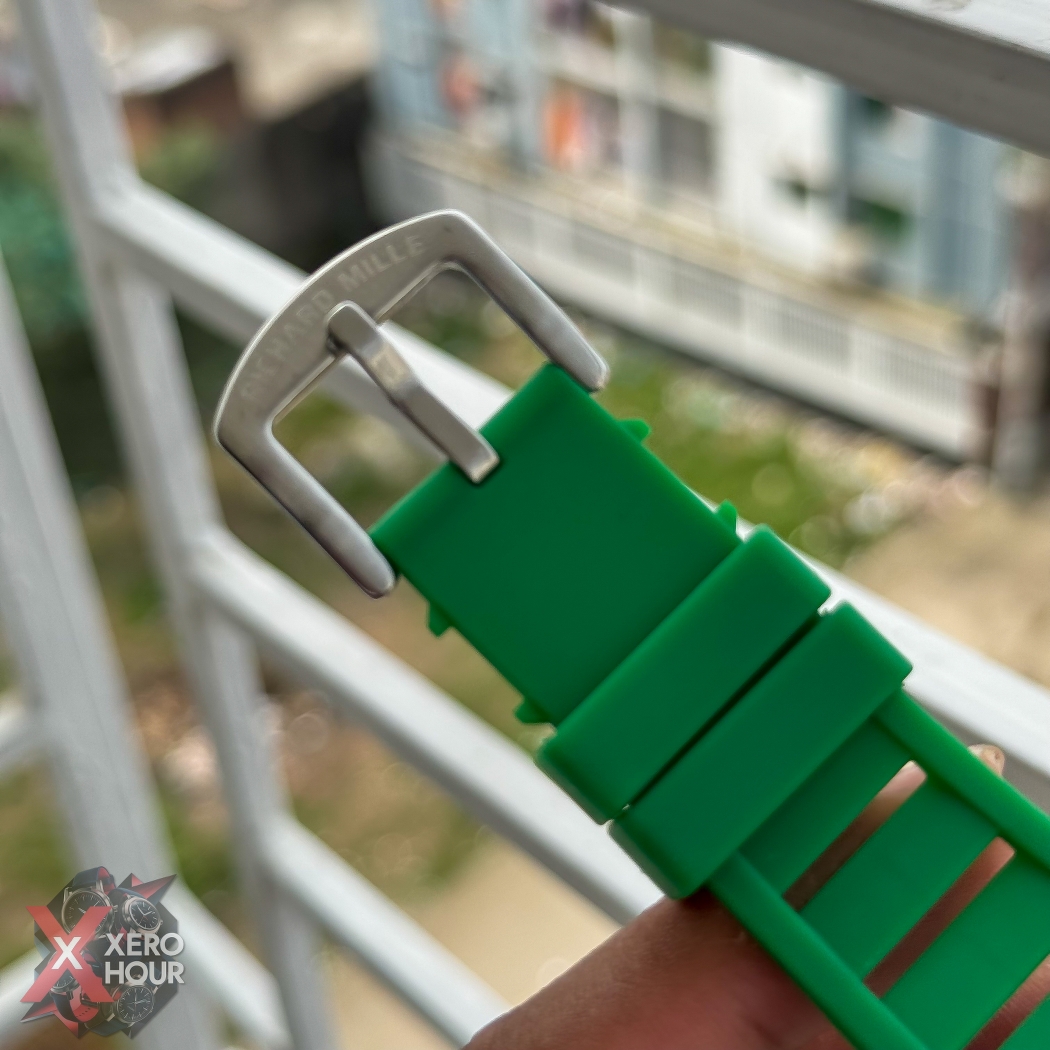 Richard Mille Buba Edition | White dial Green Strap silicon_img_1