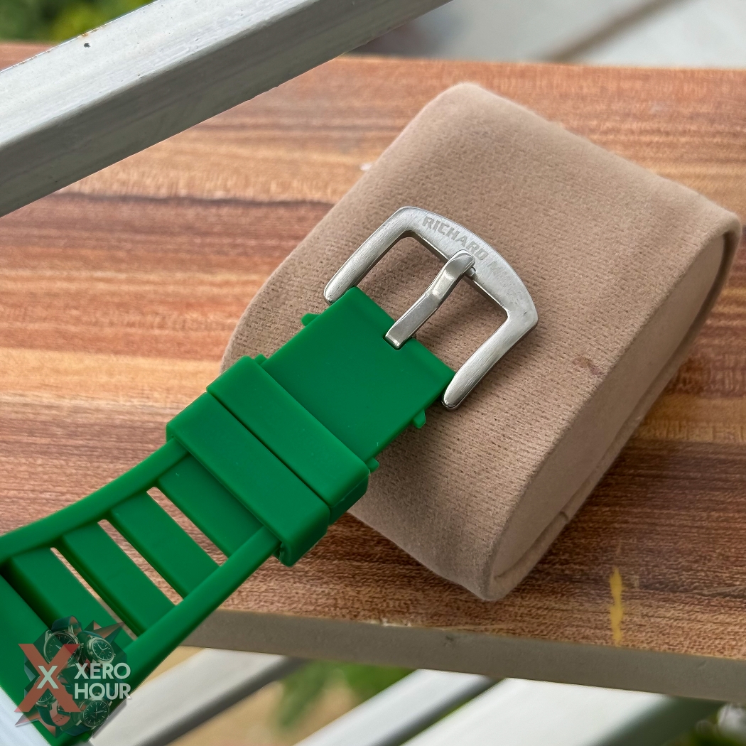 Richard Mille Buba Edition | White dial Green Strap silicon_img_4