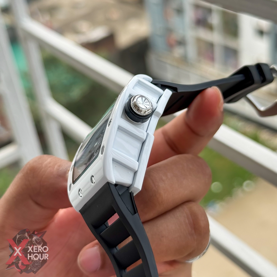Richard Mille Buba Edition | White Dial Black strap silicon_img_2