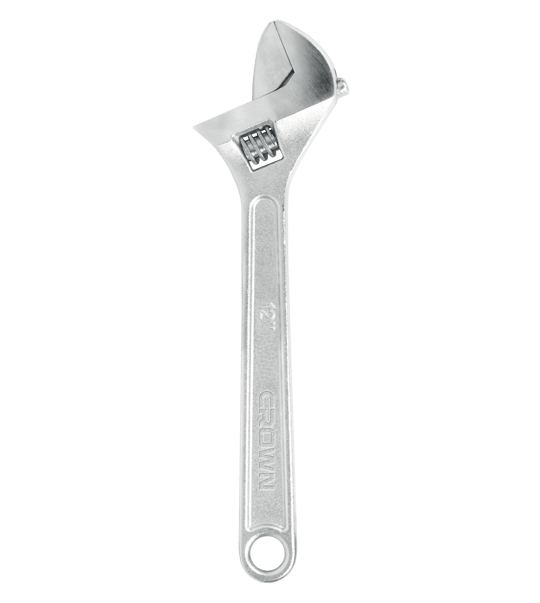 CROWN Professional Adjustable wrenches ( 6" | 8" | 10" | 12" ), Carbon steel; CPHWA-CNA06