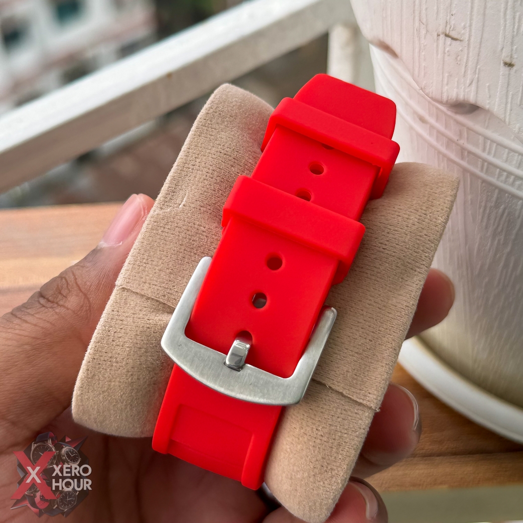 Richard Mille Carbon Edition | Black Dial Red Silicon Strap_img_7