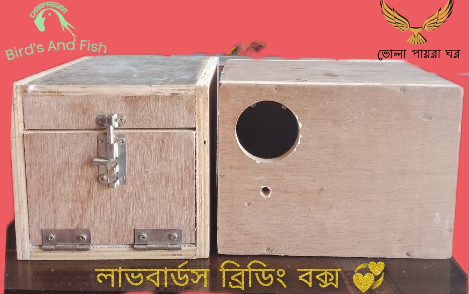 লাভবার্ড'স ব্রিডিং বক্স