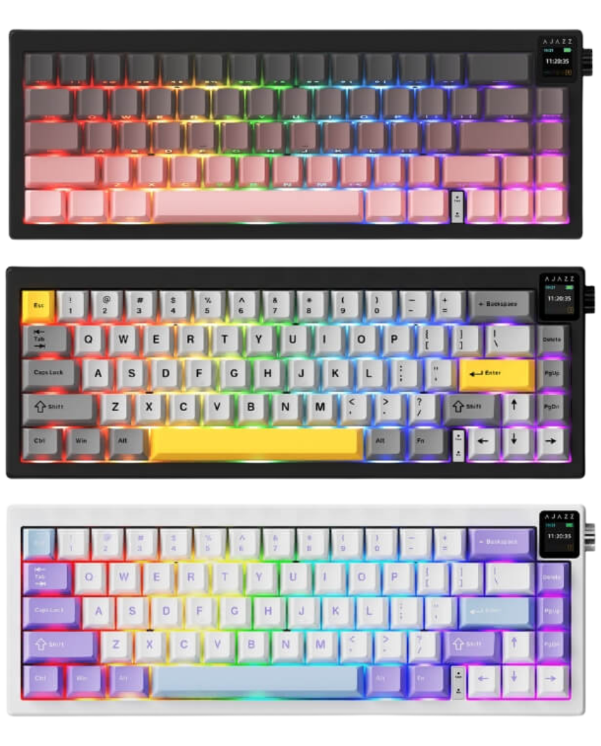 Ajazz AK650 Display Tri-mode Mechanical Keyboard_img_0