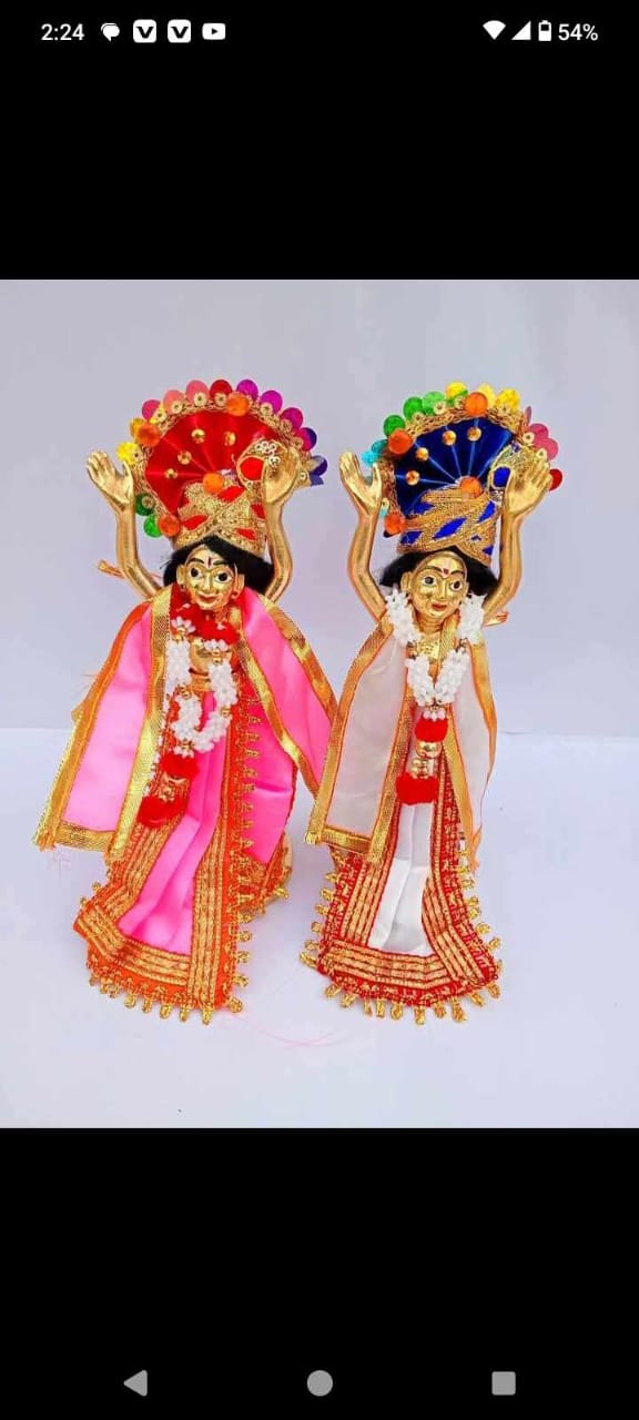 পিতল বিগ্রহ গৌর নিতাই - Image 1