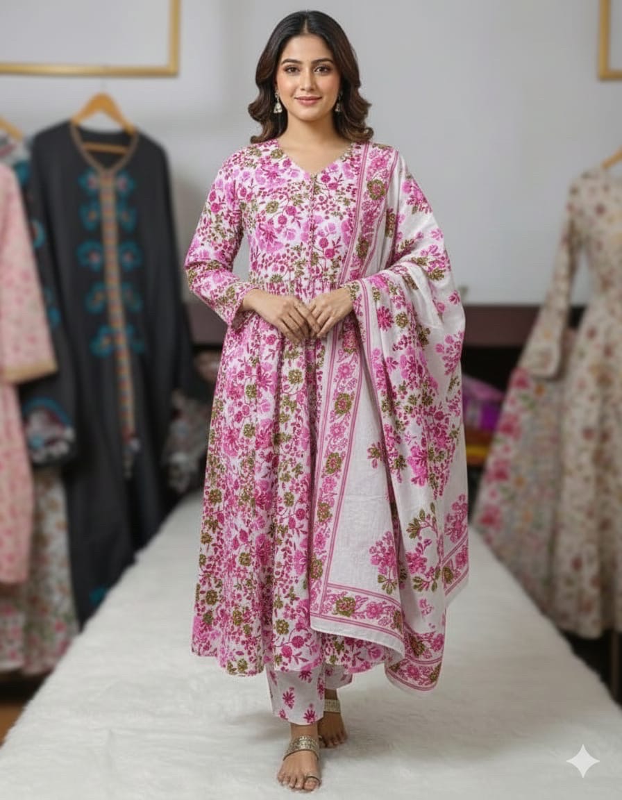 Gown Dress 3 pice - Image 1