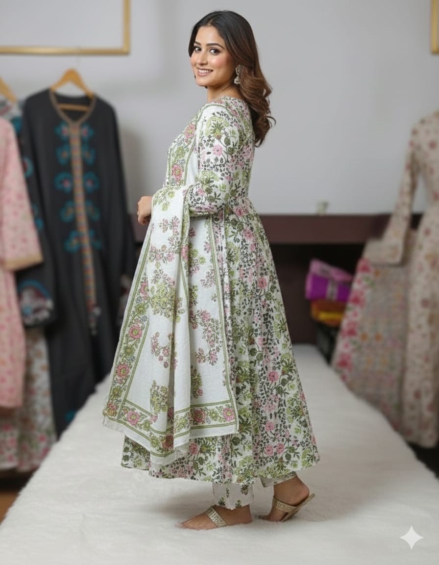 Gown Dress 3 pice - Image 8