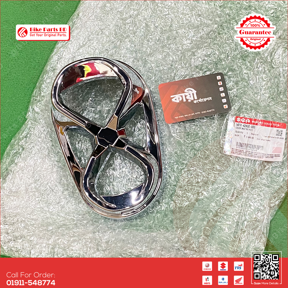 Silencer Cap (Muffler Cover) for Suzuki Gixxer & Gixxer SF (New Model) bike._img_1