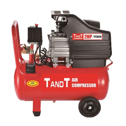 TANDT TT2024 24L Air Compressor, 2HP, 8 Bar; Model : TT2024