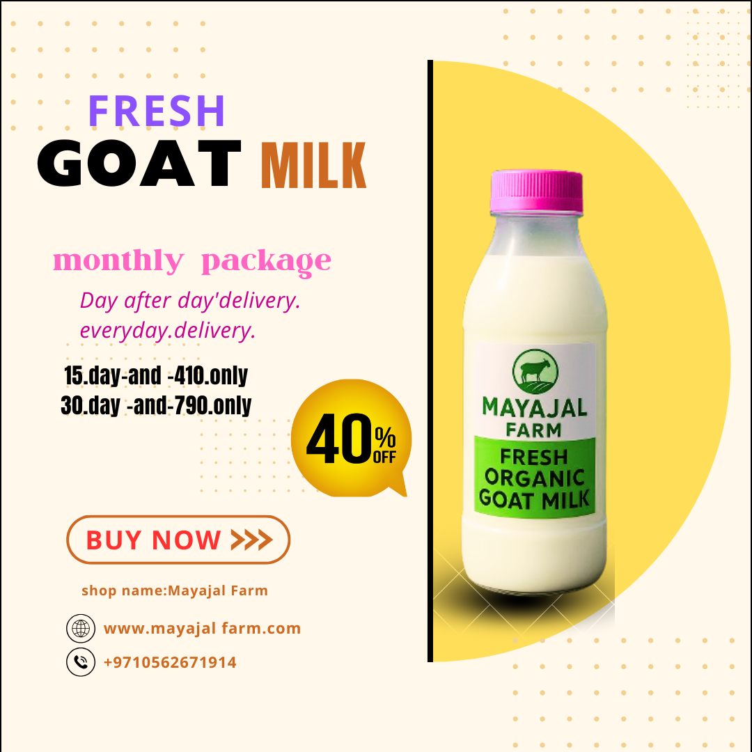Organic Goat milk.(Everyday)