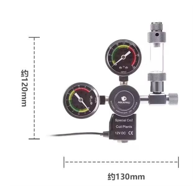 Aquapro CO2 electric regulator ( dual gauge)