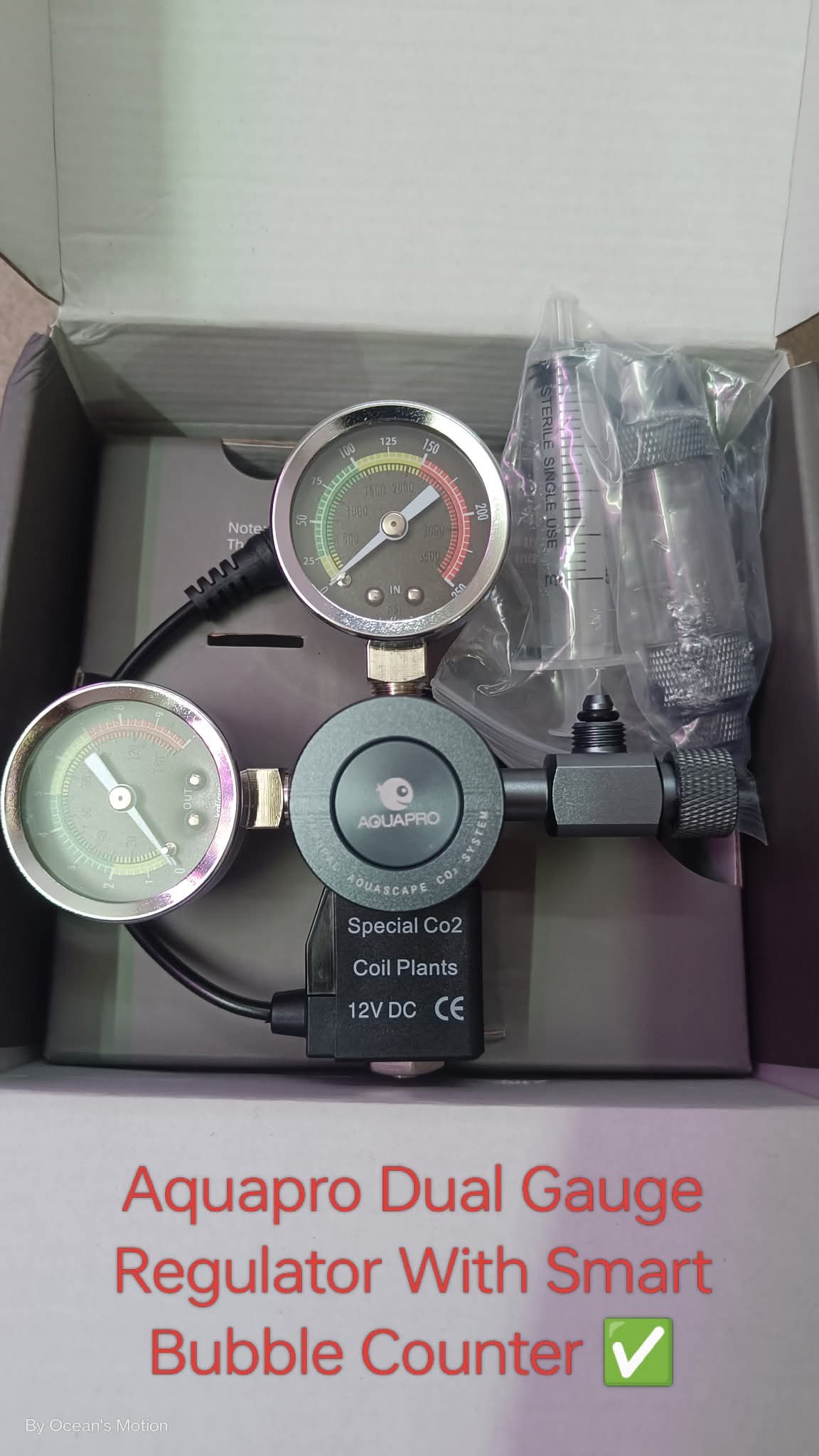 Aquapro CO2 electric regulator ( dual gauge)_img_1