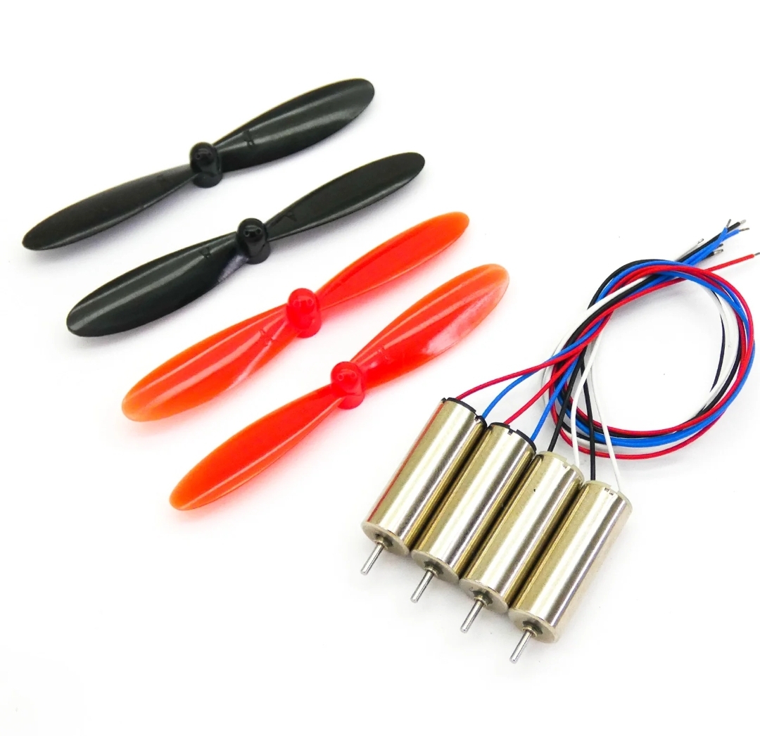 1PCS +1 PCS 720 core less motor + propeller Ultra High Speed Core Less Motor