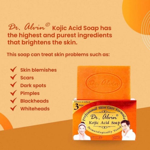 Dr. Alvin Kojic Acid Soap 135g (JAPAN)_img_2