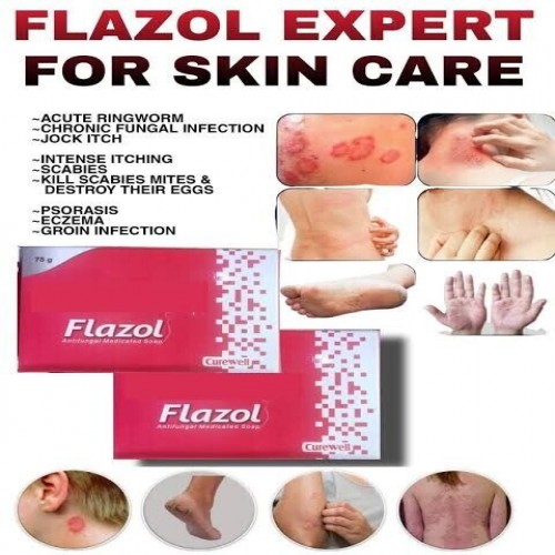 Flazol Antifungal Medicated Soap 75gm (INDIA)_img_0