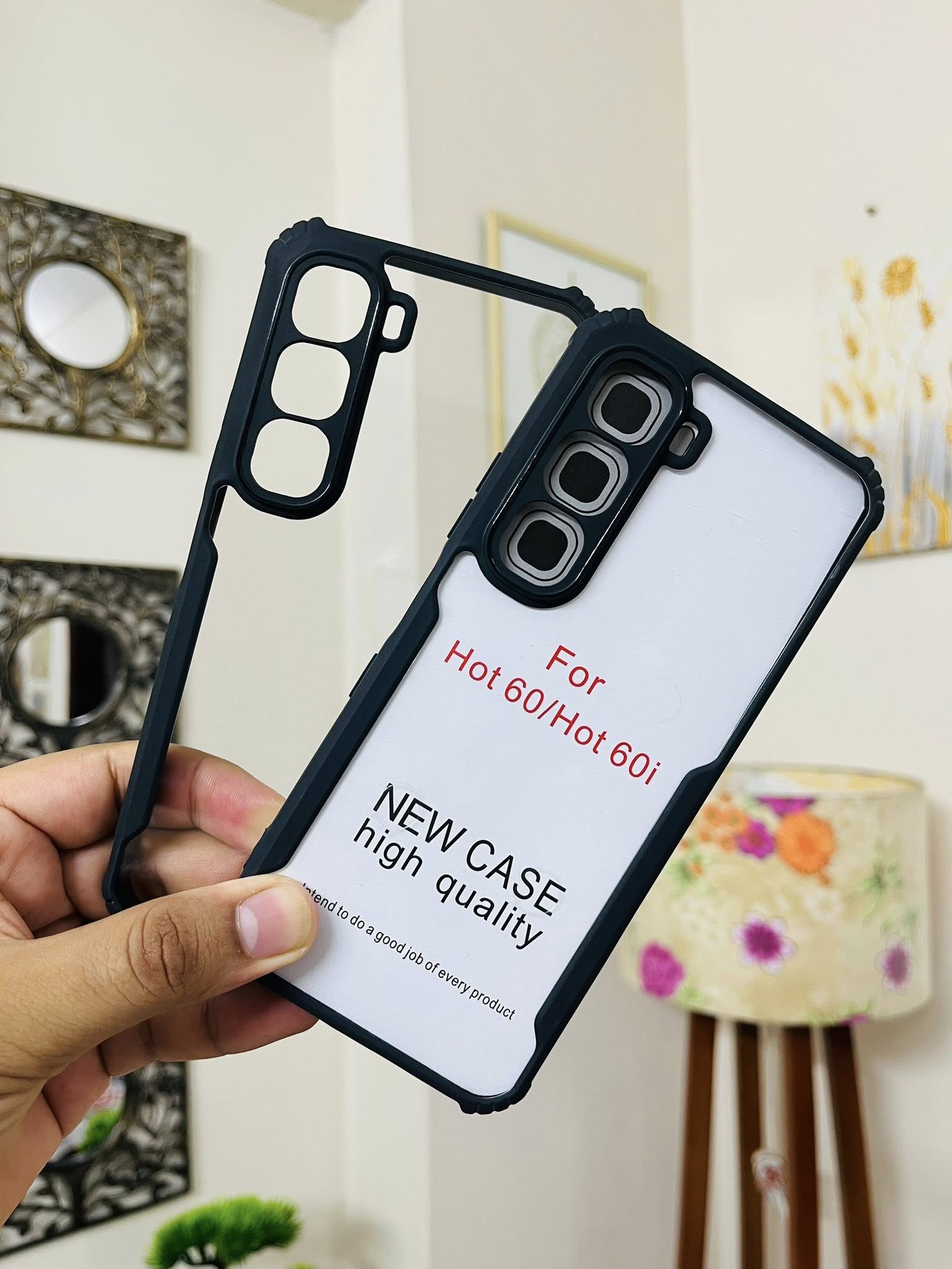 Infinix Hot 60/ Infinix Hot 60i Back Cover Shock Prof Back Case