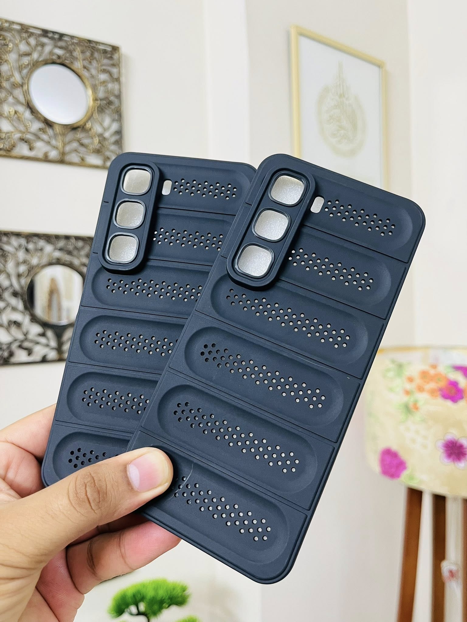 Infinix Hot 60 / Infinix Hot 60i Back Cover Soft Silicone Air Flow Back Cover