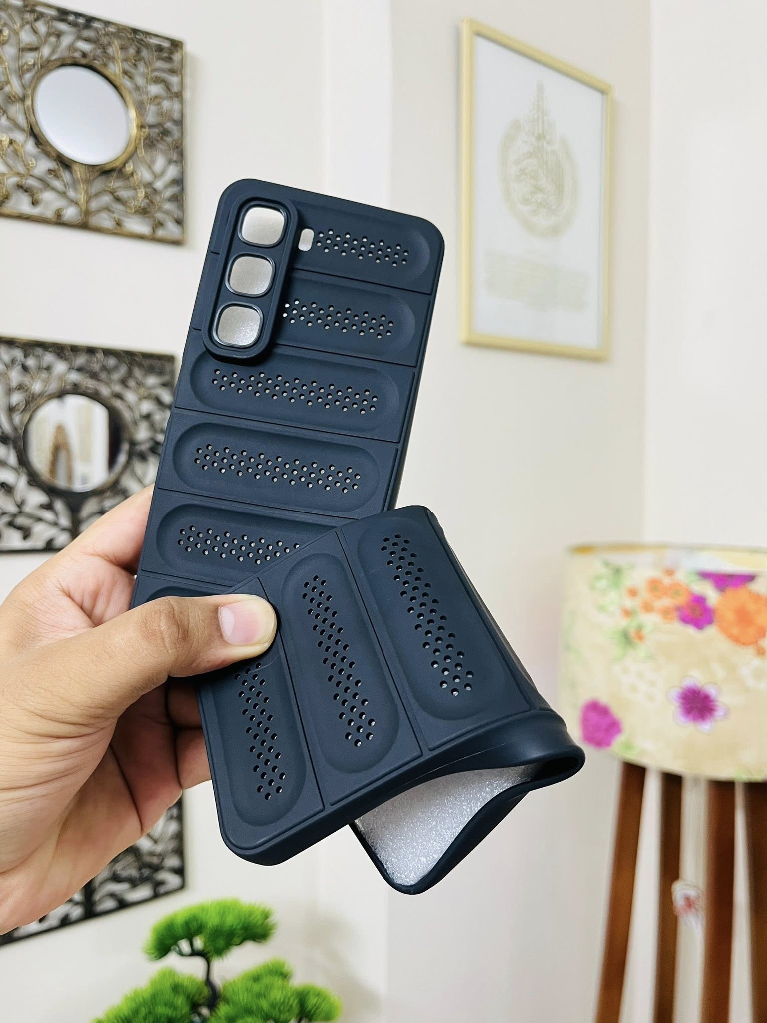 Infinix Hot 60 / Infinix Hot 60i Back Cover Soft Silicone Air Flow Back Cover_img_1