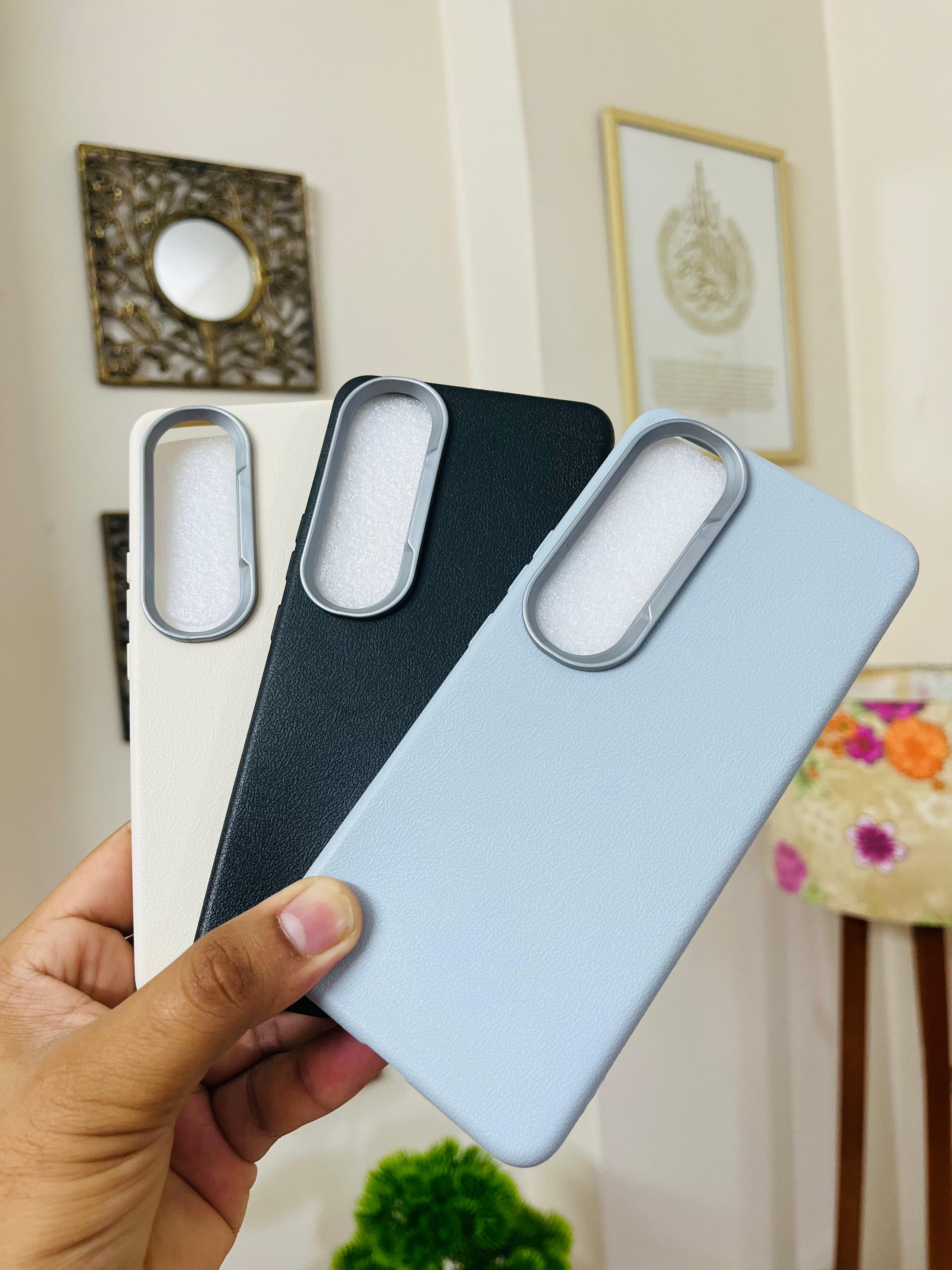 Vivo V50 Lite Back cover Rough Cross Patterned Magnetic Soft Silicone Leather For Vivo V50 Lite 5G case_img_1