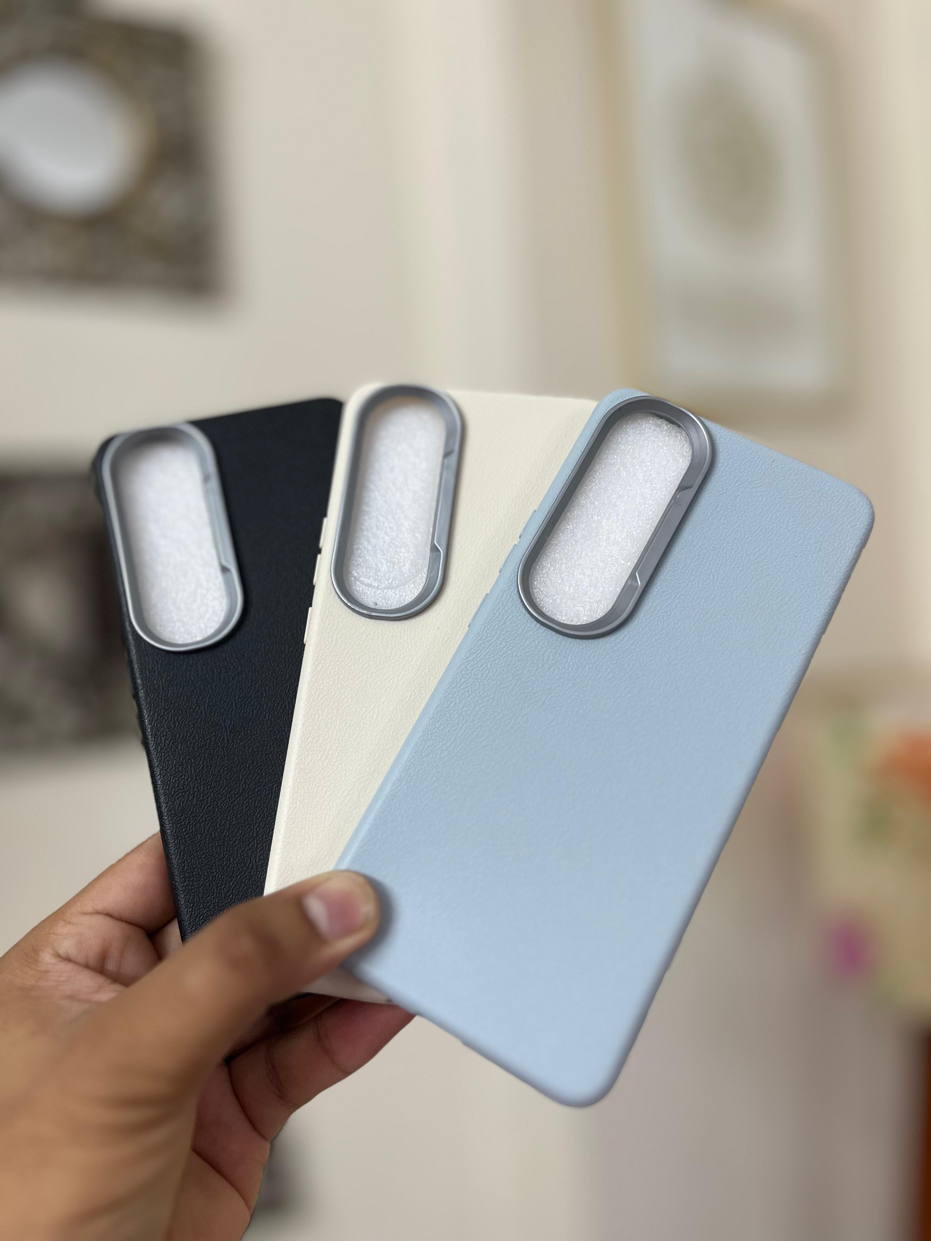 Vivo V50 Lite Back cover Rough Cross Patterned Magnetic Soft Silicone Leather For Vivo V50 Lite 5G case_img_9