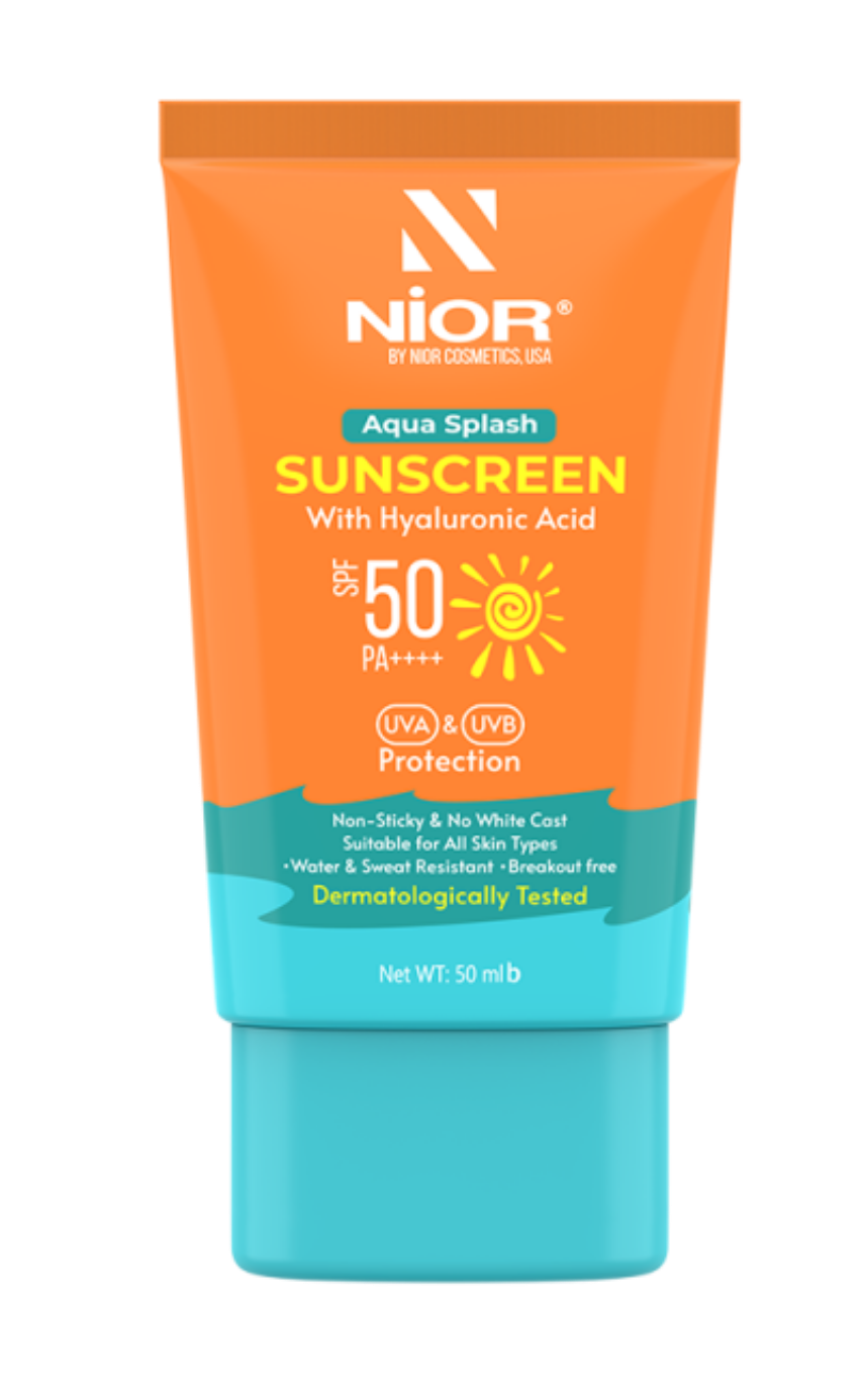 Nior Aqua Splash Sunscreen SPF 50 PA++++ 50ml